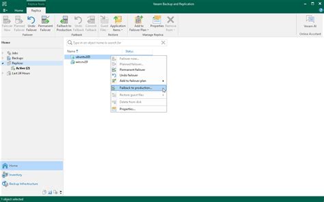 veeam replication failover test|veeam failback to production.